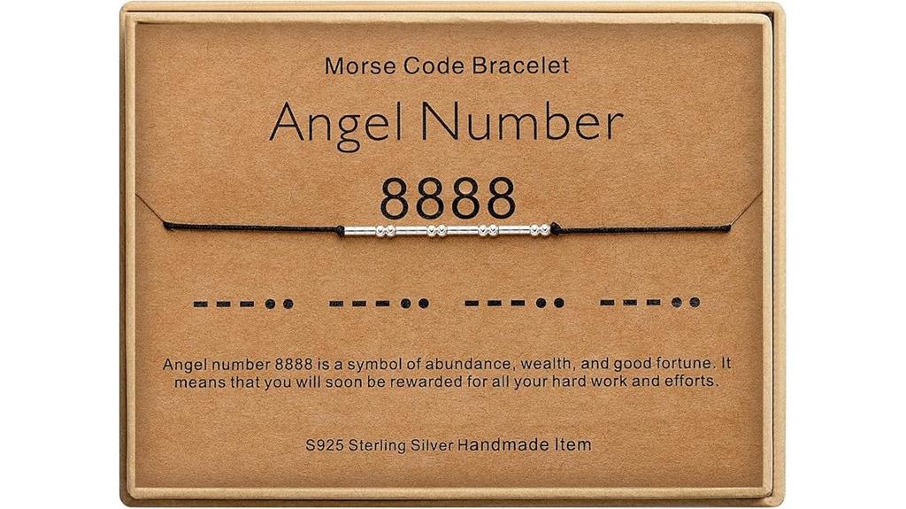 numerology morse code jewelry