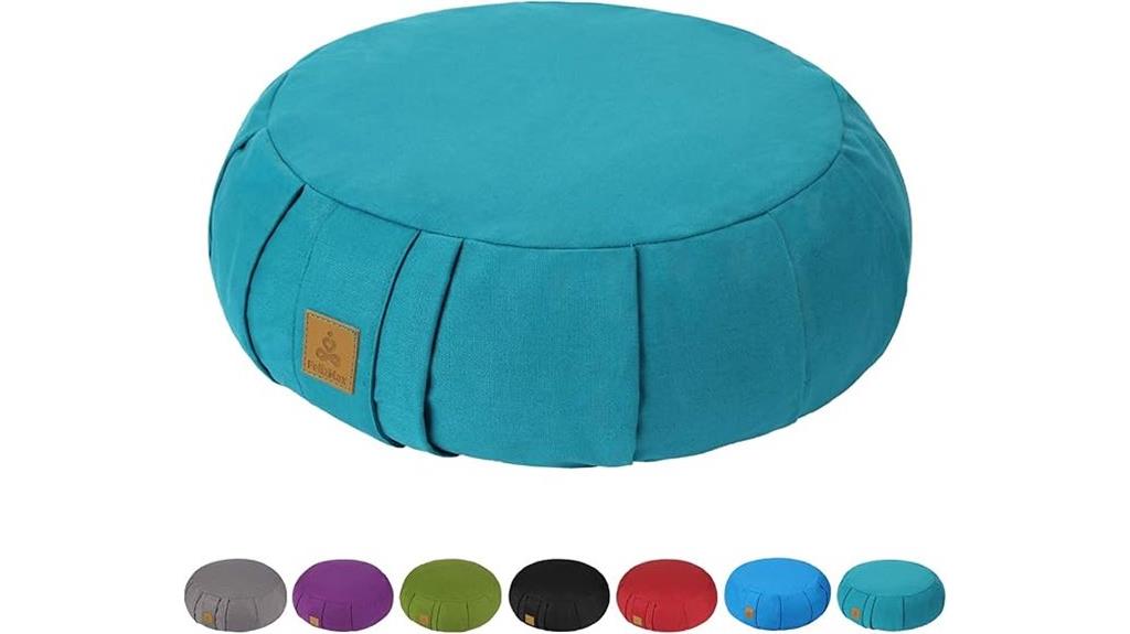 organic cotton meditation cushion