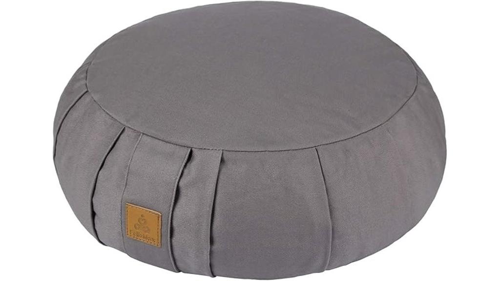organic cotton meditation cushion
