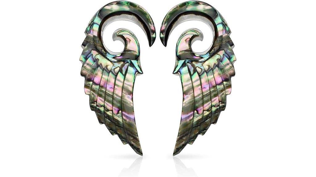 pierced owl spiral plugs