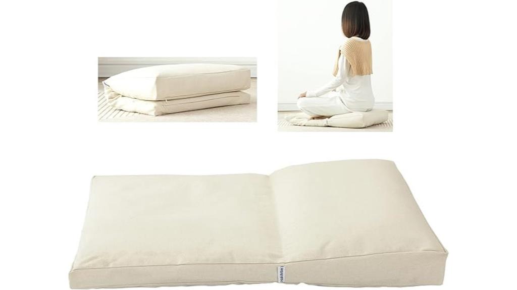 portable cushion and zabuton