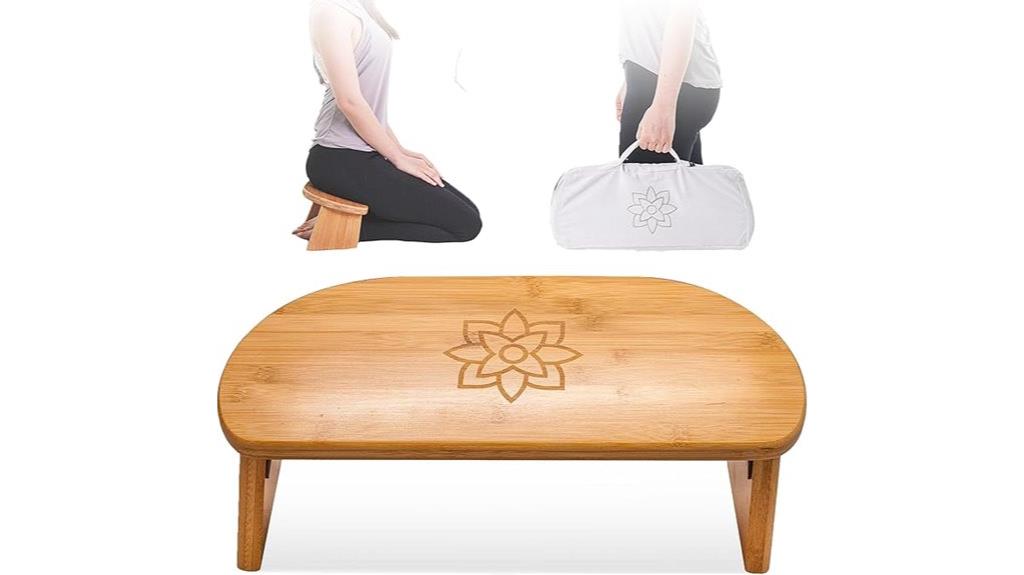 portable meditation bench