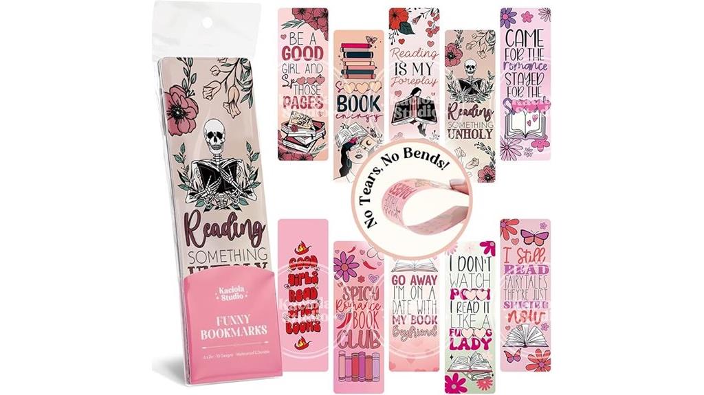 romantic bookmark set