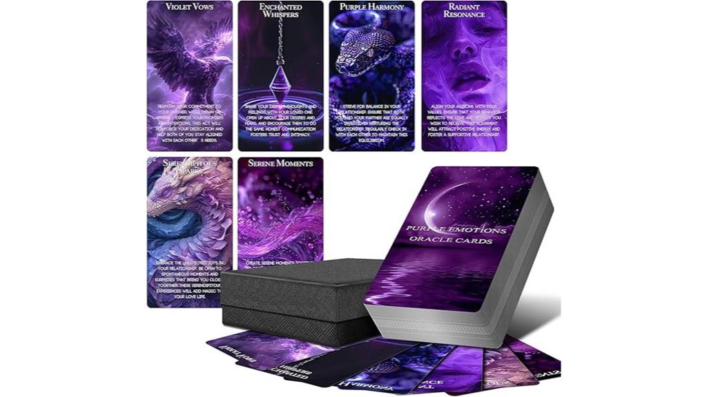 romantic guidance purple cards