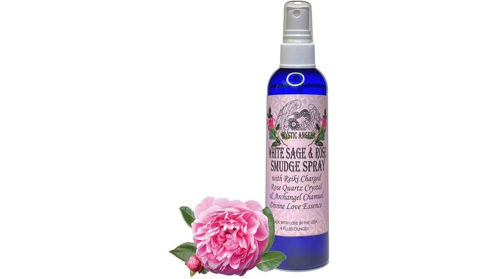 rose quartz smudge spray