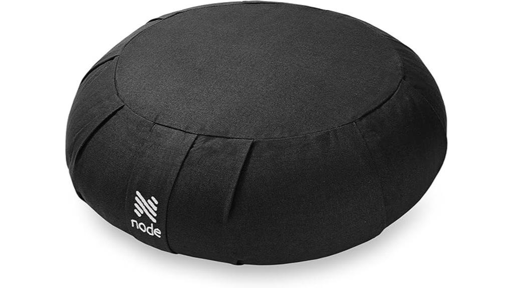 round buckwheat meditation cushion