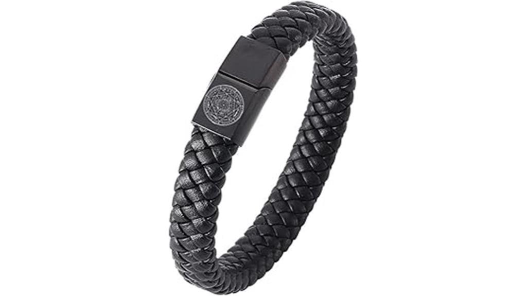 seven archangels leather bracelet