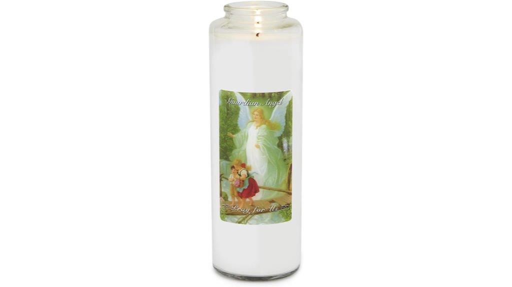 seven day clear glass candles