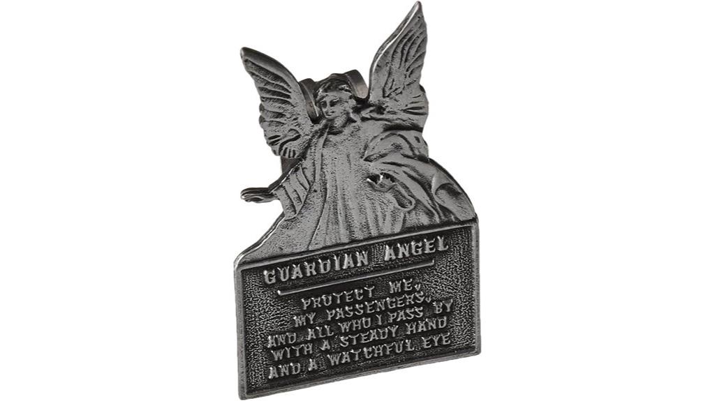 silver guardian angel visor clip