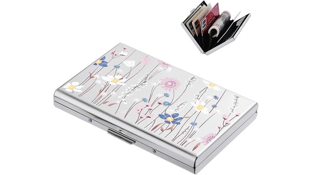slim metal rfid wallet