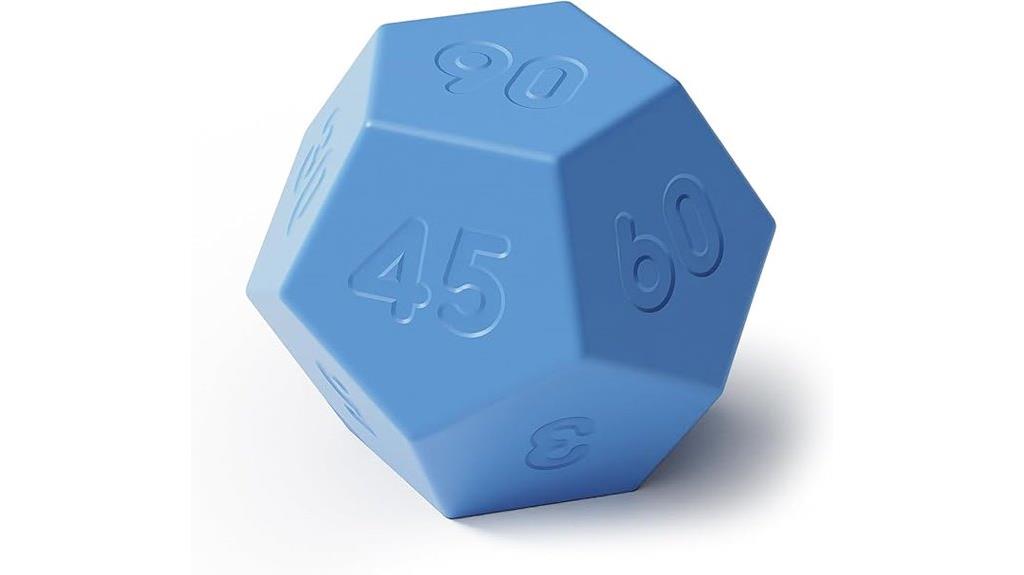 small blue dodecagon timer