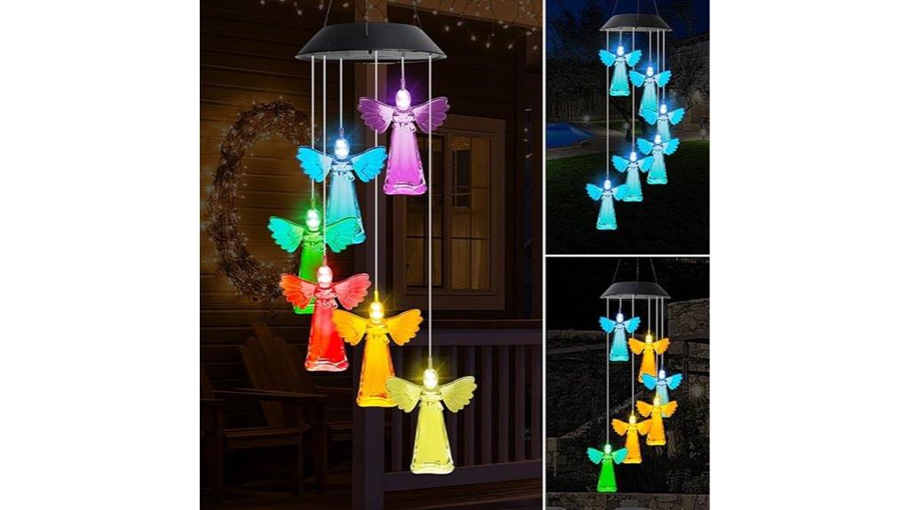 solar wind chime decor