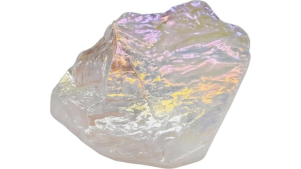 sparkling angel aura quartz