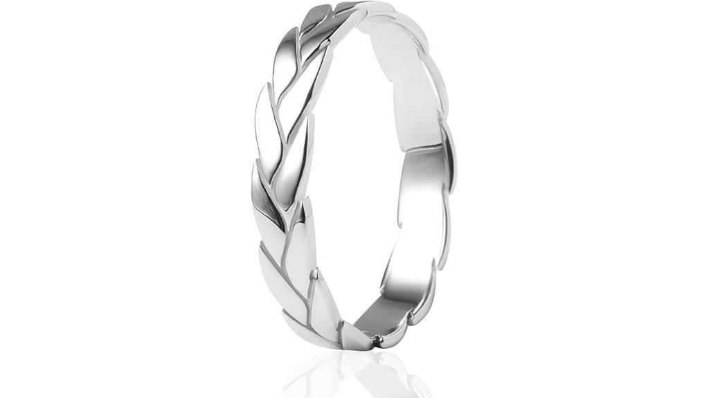 sterling silver women s wedding ring