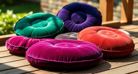 top round cushions for meditation