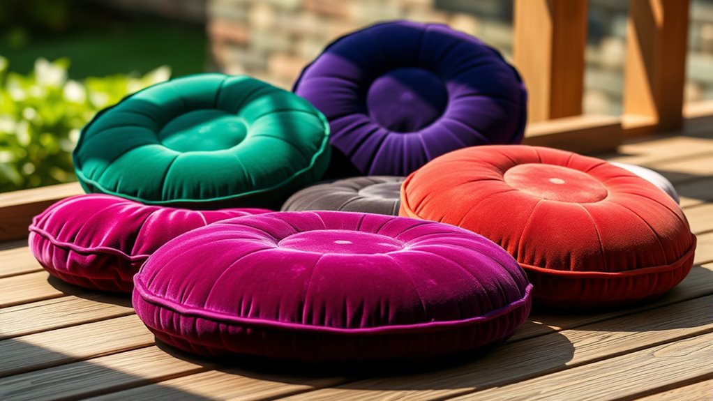 top round cushions for meditation