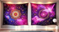 top twin flame wall tapestries