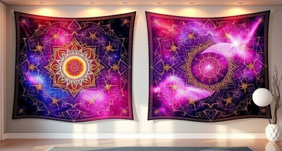top twin flame wall tapestries