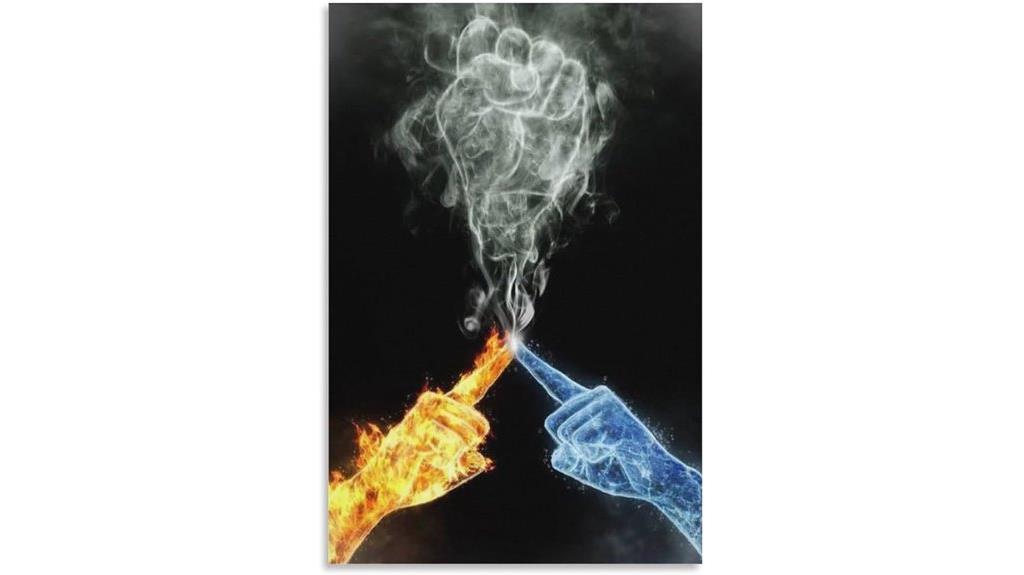 twin flame room poster