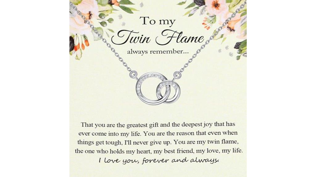 twin flame spiritual necklace