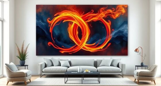 twin flame wall art ideas