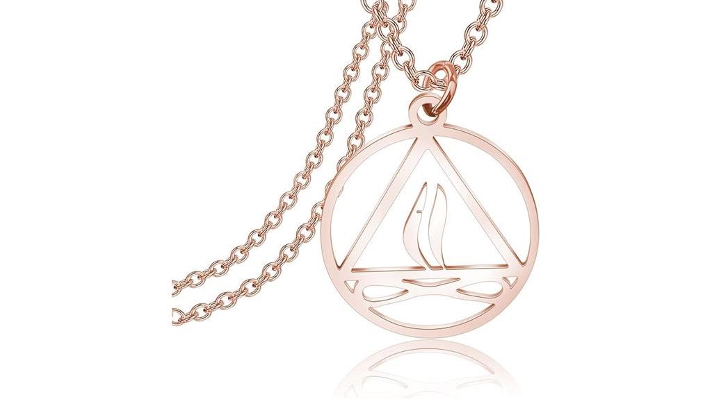 twin flames flame necklace