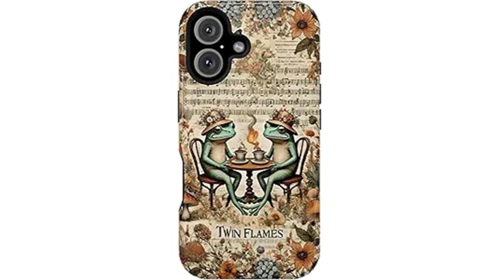 twin flames romantic phone case