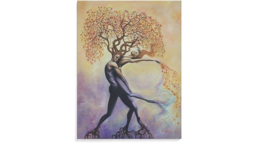 twin flames wall art