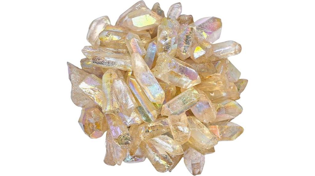 vibrant angel aura quartz