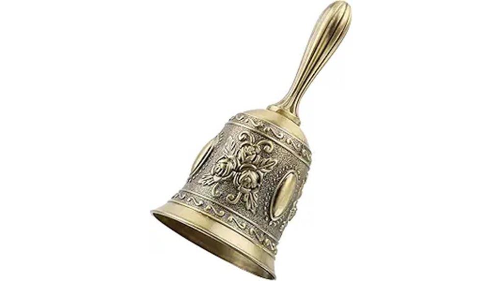 vintage hand held bell