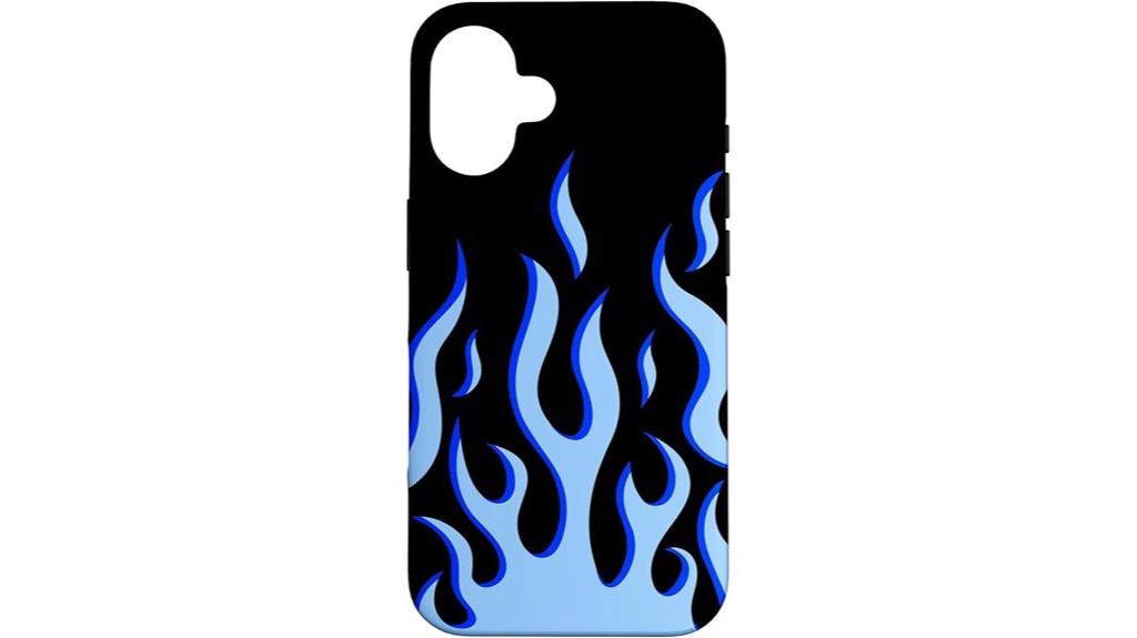 y2k blue flame case