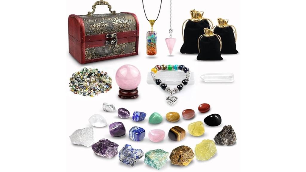 28 crystal healing stones