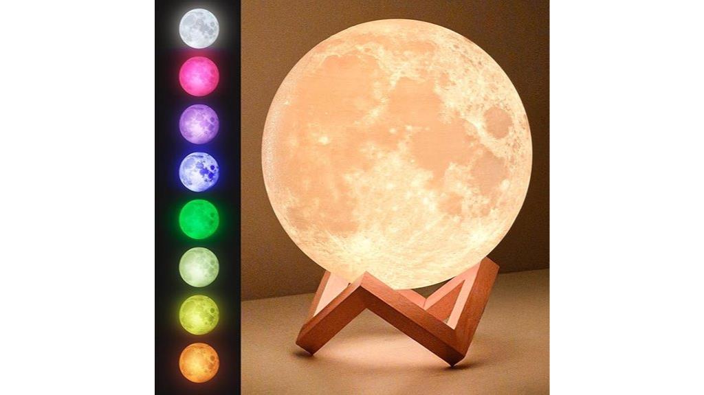 3d moon night light