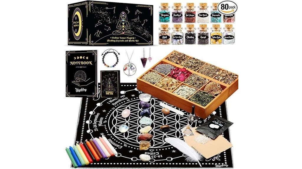 80 piece witchcraft starter kit