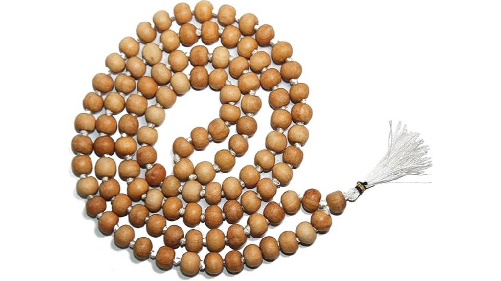 8mm tulsi beads necklace
