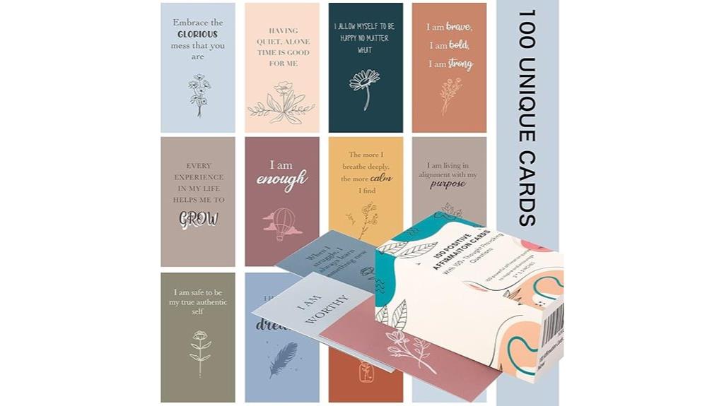 affirmation cards for wellbeing