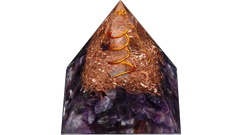 amethyst orgone pyramid for healing