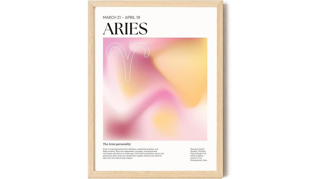 aries aura room posters