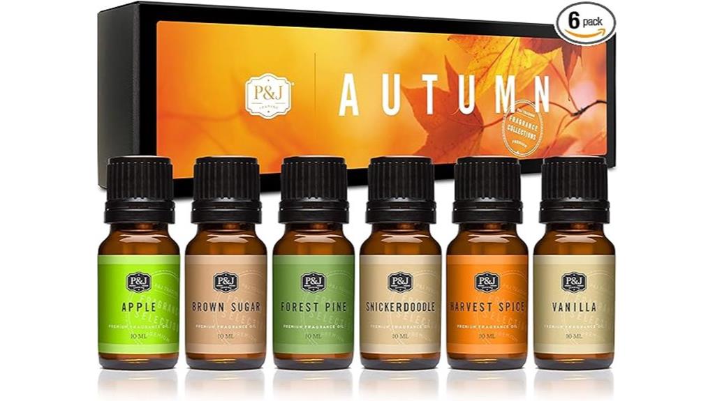 autumn fragrance oil set