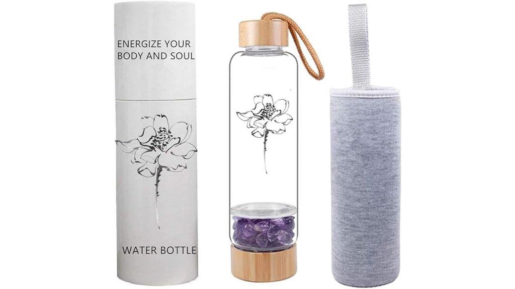bamboo crystal elixir bottle
