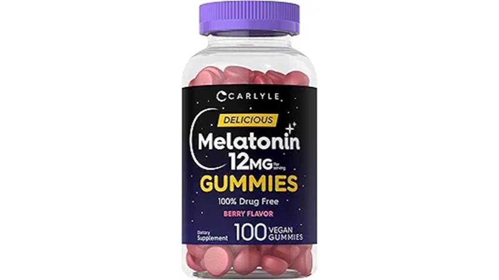 berry vegan melatonin gummies