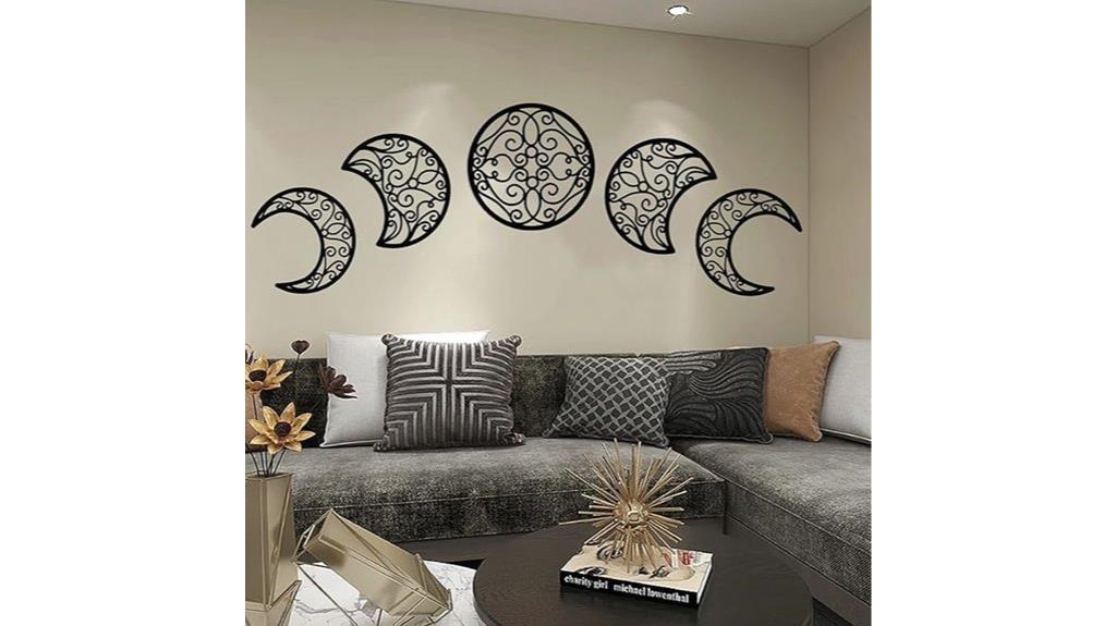 black moon wall decor