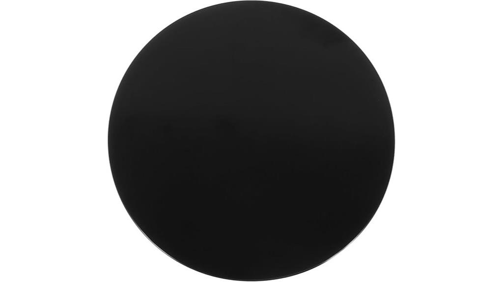 black obsidian scrying mirror