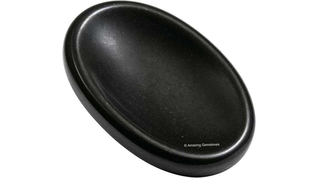 black tourmaline worry stone