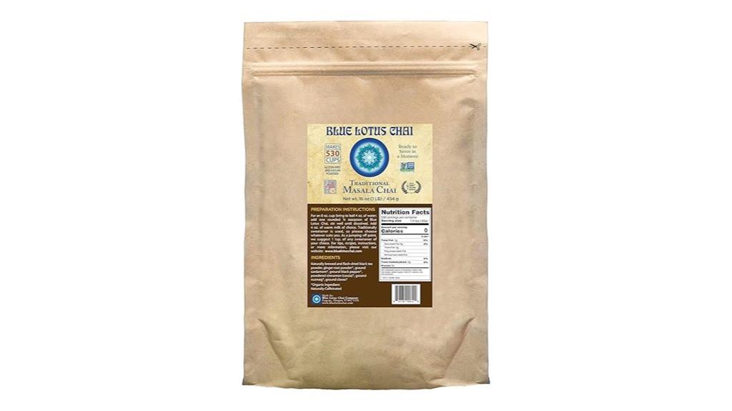 blue lotus masala chai