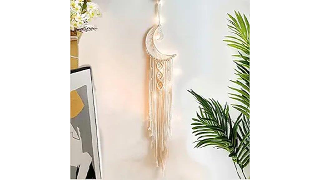 boho led dream catcher