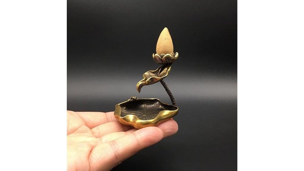 brass lotus backflow holder