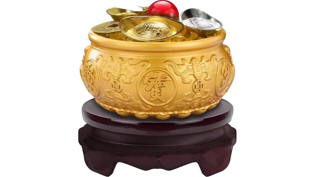 brass prosperity treasure set