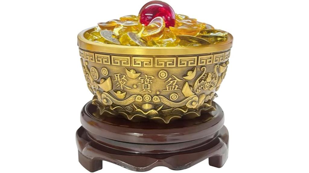 brass treasure bowl set