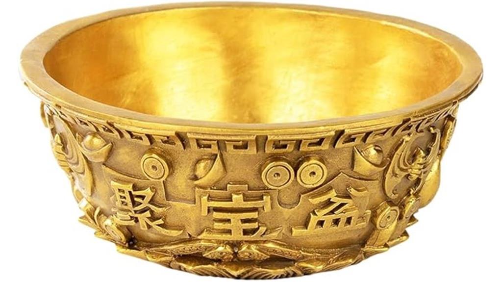 brass wealth prosperity bowl